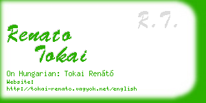 renato tokai business card