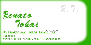 renato tokai business card